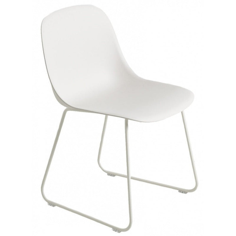 Fiber Side Chair - Sled Base - Muuto - Chairs - Black Seat & Black Base - HORNE