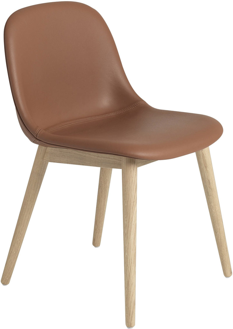 Fiber Side Chair - Wood Base - Muuto - Chairs - Black Shell & Black Base - HORNE