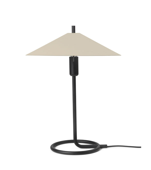 Filo Table Lamp - Square - Ferm Living - Tables + Desks - Black/ Cashmere - HORNE