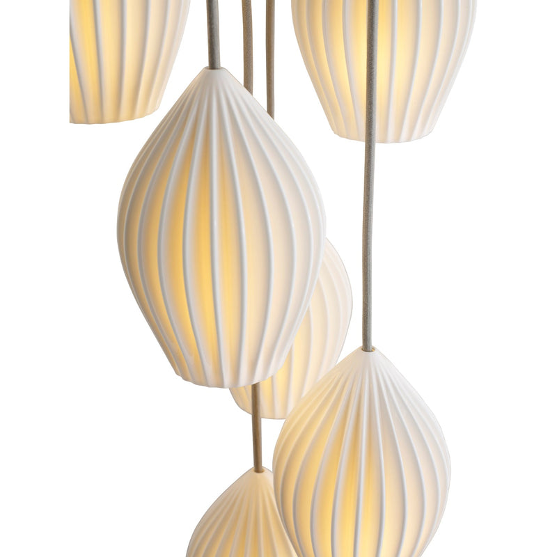 Fin Pendant Grouping Of Seven