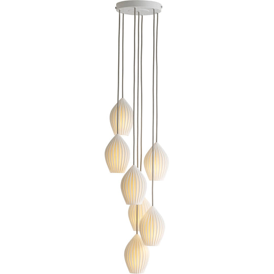 Fin Pendant Grouping Of Seven