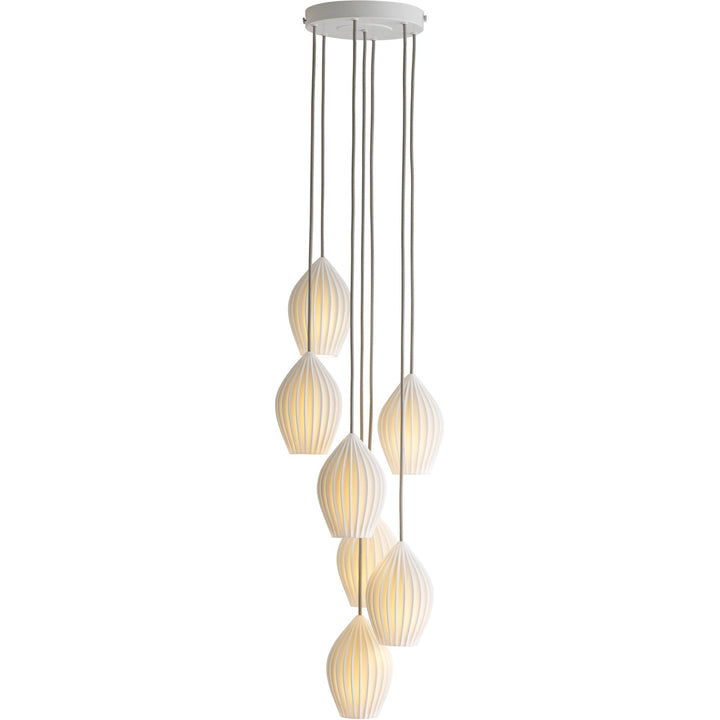 Fin Pendant Grouping Of Seven