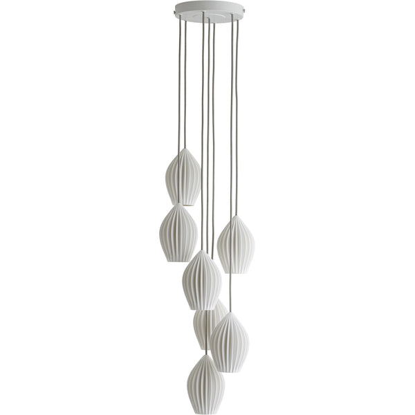 Fin Pendant Grouping Of Seven