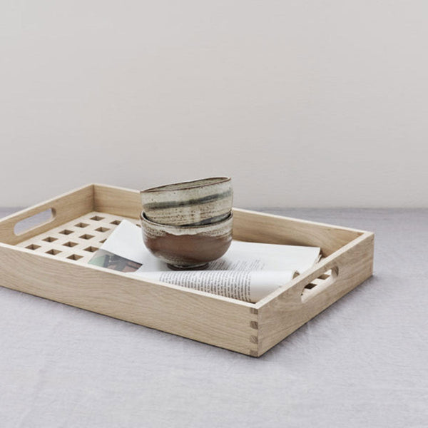 Fionia Oak Serving Tray - 48 x 32 - Skagerak by Fritz Hansen - Serveware - HORNE