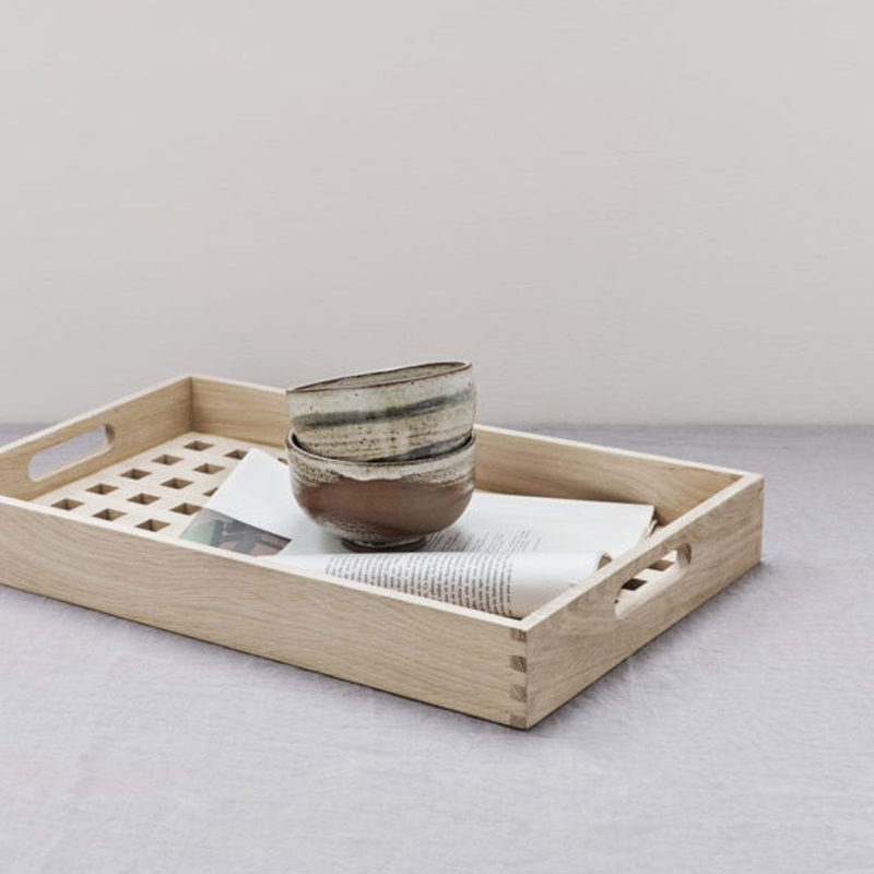 Fionia Oak Serving Tray - 48 x 32 - Skagerak by Fritz Hansen - Serveware - HORNE
