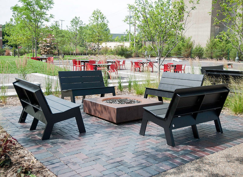 Fire Bench - Loll Designs - Outdoor Furniture - Sky Blue - HORNE