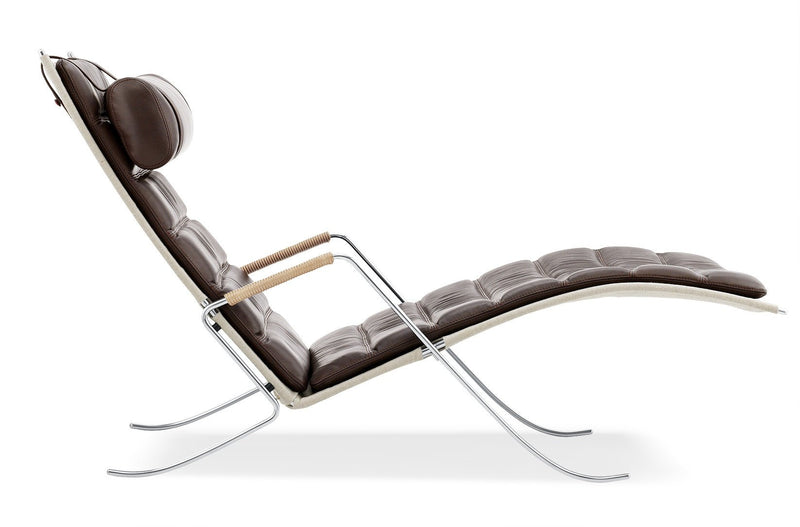 FK 87 Grasshopper Lounge Chair - Lange Production - Chairs - Black - Natural - HORNE