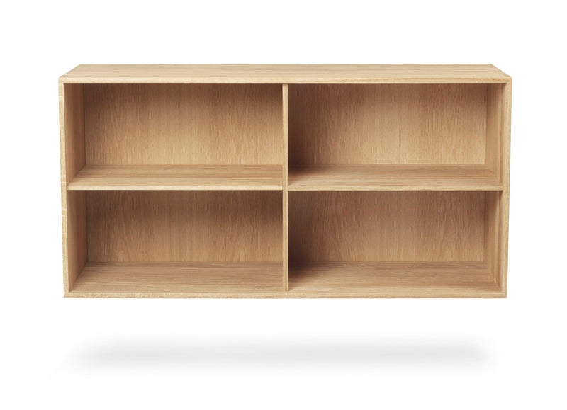 FK63 Deep Low Bookcase - 2 Shelves - Carl Hansen & Son - Shelving - HORNE