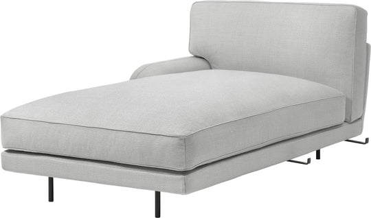 Flaneur Chaise Lounge Module - Right Armrest - Gubi - Sofas - Antique Brass - Gabriel Tempt - 60152 - HORNE
