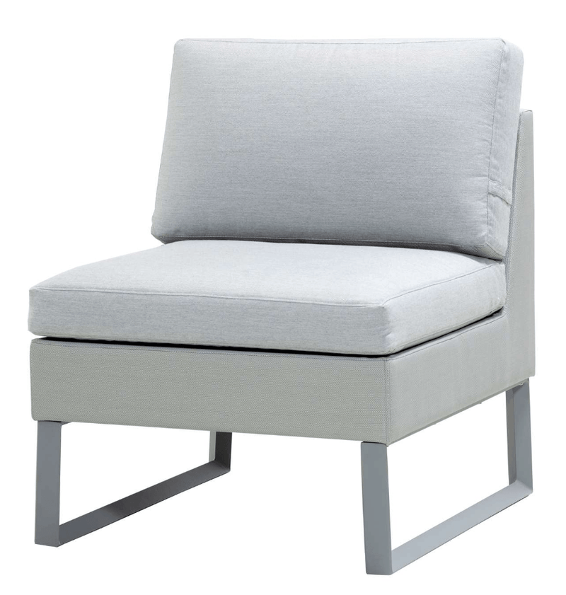 Flex Single Seater Module - Cane Line - Outdoor Furniture - Light Grey - HORNE