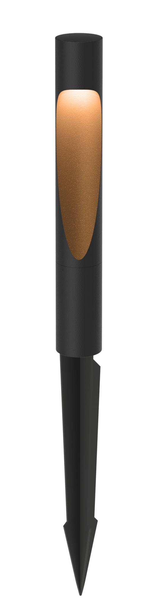 Flindt Garden Bollard - Louis Poulsen - Outdoor Lights - Corten - Short - 2700K LED - Anchor w/o power supply - HORNE