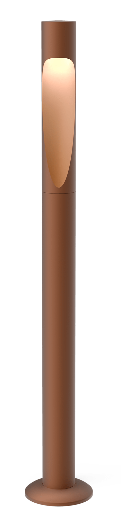 Flindt Garden Bollard - Louis Poulsen - Outdoor Lights - Corten - Short - 2700K LED - Anchor w/o power supply - HORNE