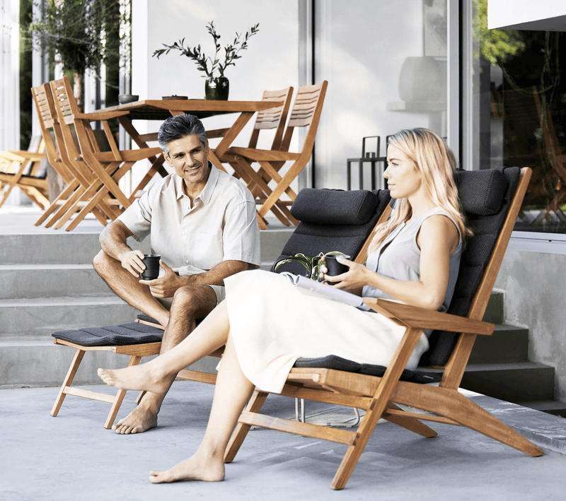 Flip Deck Chair - Cane Line - Outdoor Furniture - No Cushion - HORNE