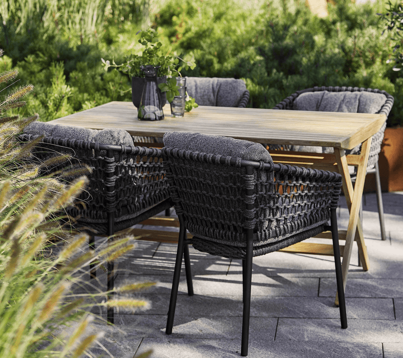 Flip Folding Table - Cane Line - Outdoor Furniture - Small - HORNE