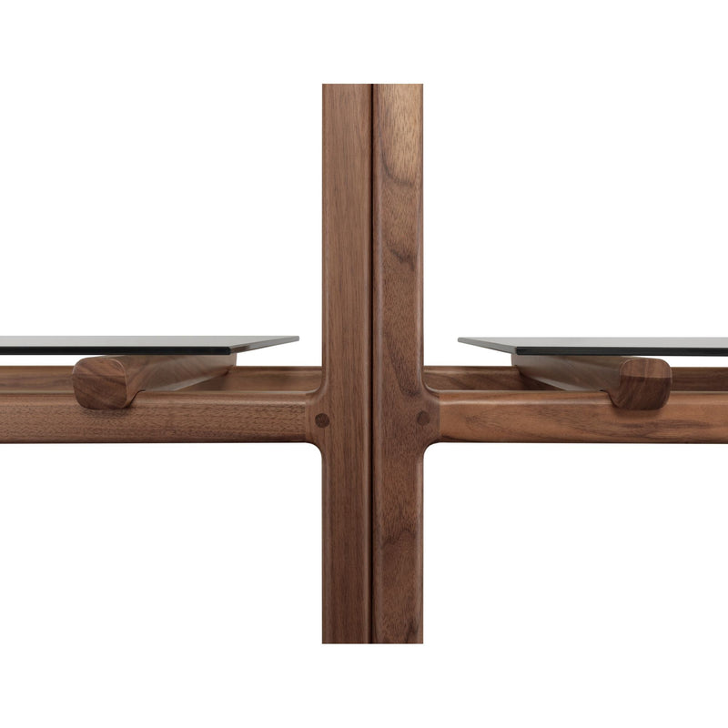 Float Bookshelf - Large - WeWOOD - Shelving - Walnut - With Cabinet - HORNE