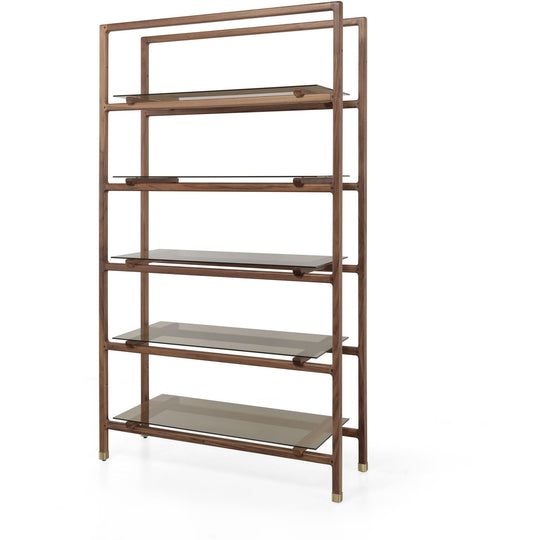 Float Bookshelf - Small - WeWOOD - Shelving - Walnut - With Cabinet - HORNE