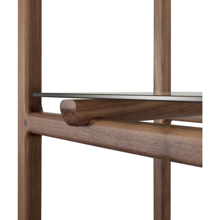 Float Bookshelf - Small - WeWOOD - Shelving - Walnut - With Cabinet - HORNE