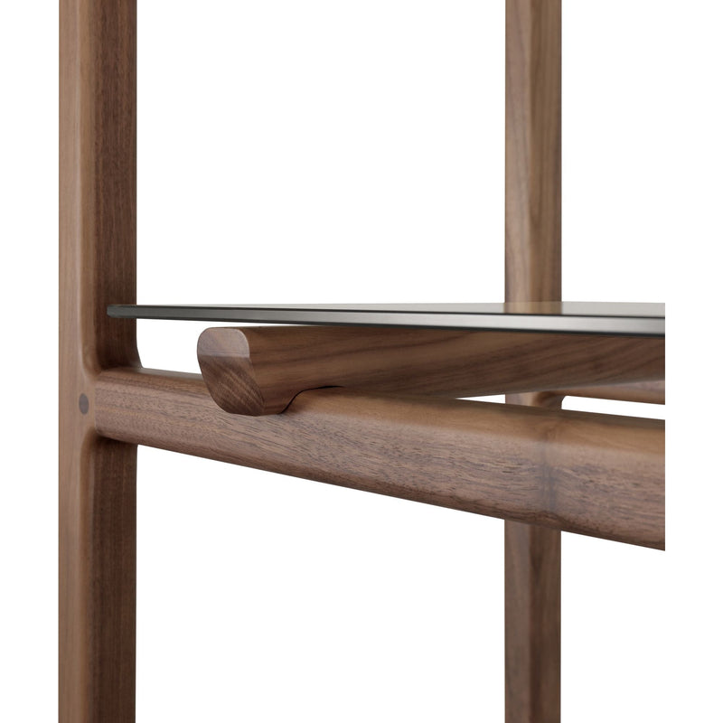 Float Bookshelf - Small - WeWOOD - Shelving - Walnut - With Cabinet - HORNE