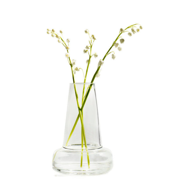 Flora Vase - Clear - Holmegaard - Vases - Long Neck - HORNE