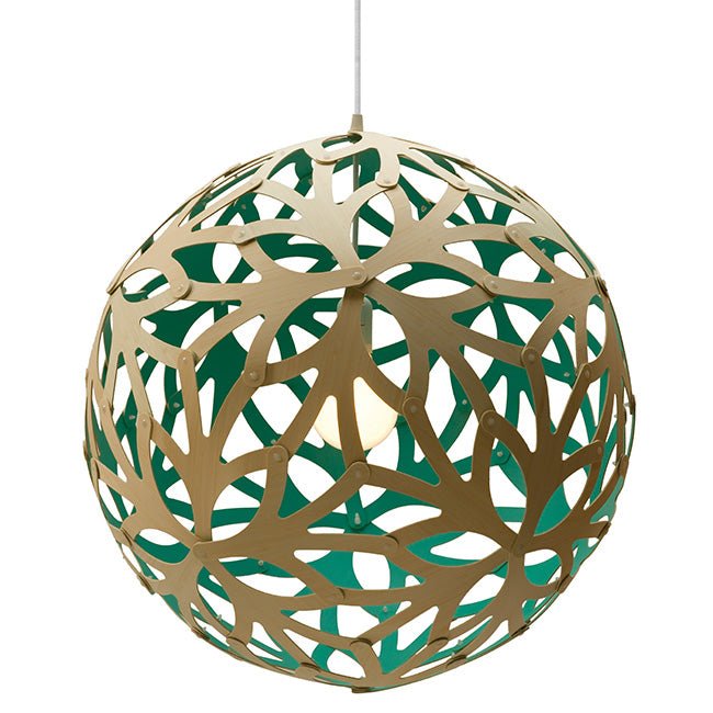 Floral Pendant - PaintedDavid Trubridge