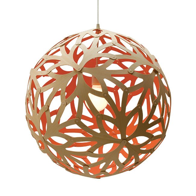 Floral Pendant - PaintedDavid Trubridge