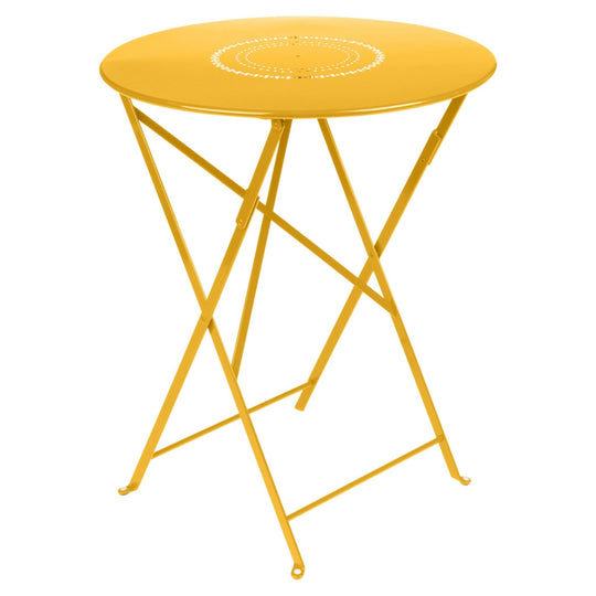 Floreal Perforated Table 24" - Fermob - Outdoor Furniture - Honey Textured - HORNE