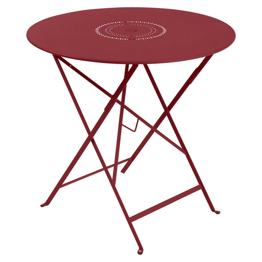 Floreal Perforated Table 30" - Fermob - Outdoor Furniture - Chili Red - HORNE