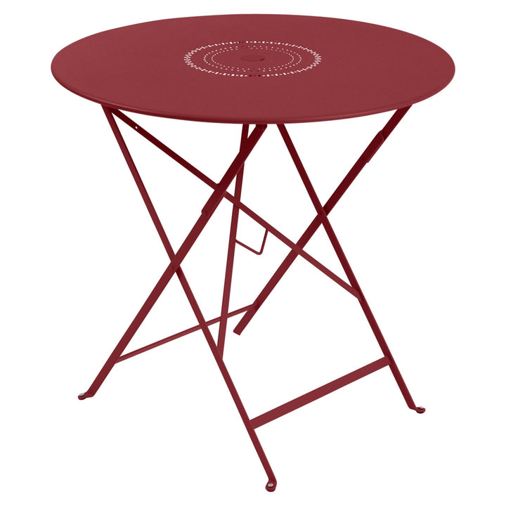 Floreal Perforated Table 30" - Fermob - Outdoor Furniture - Chili Red - HORNE