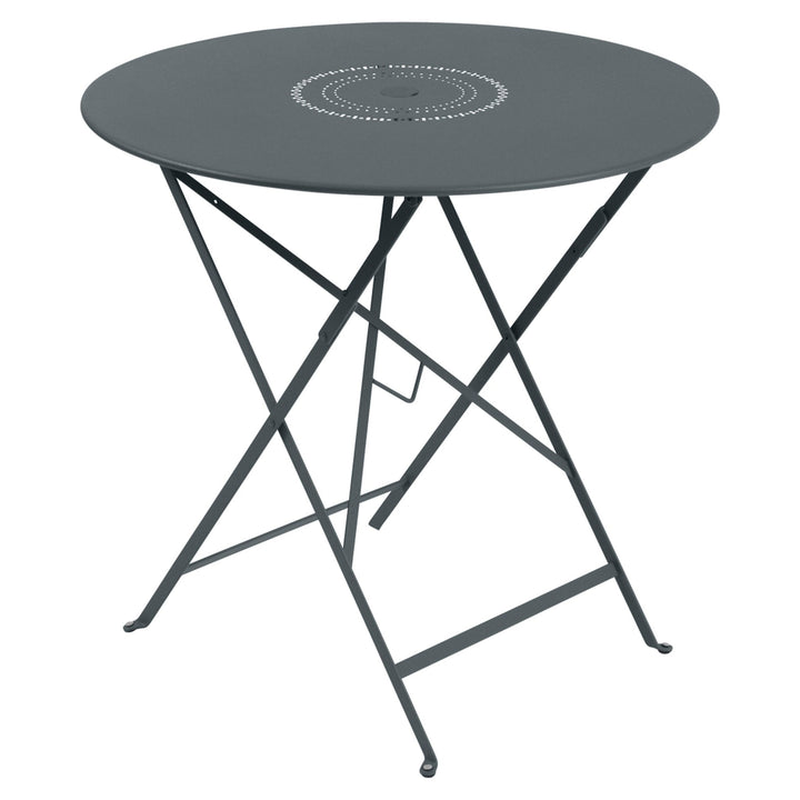 Floreal Perforated Table 30" - Fermob - Outdoor Furniture - Storm Grey - HORNE