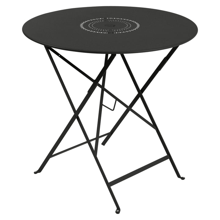 Floreal Perforated Table 30" - Fermob - Outdoor Furniture - Liquorice - HORNE