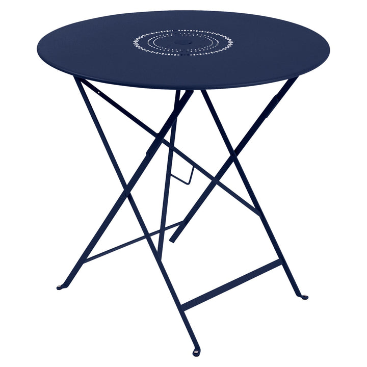 Floreal Perforated Table 30" - Fermob - Outdoor Furniture - Deep Blue - HORNE
