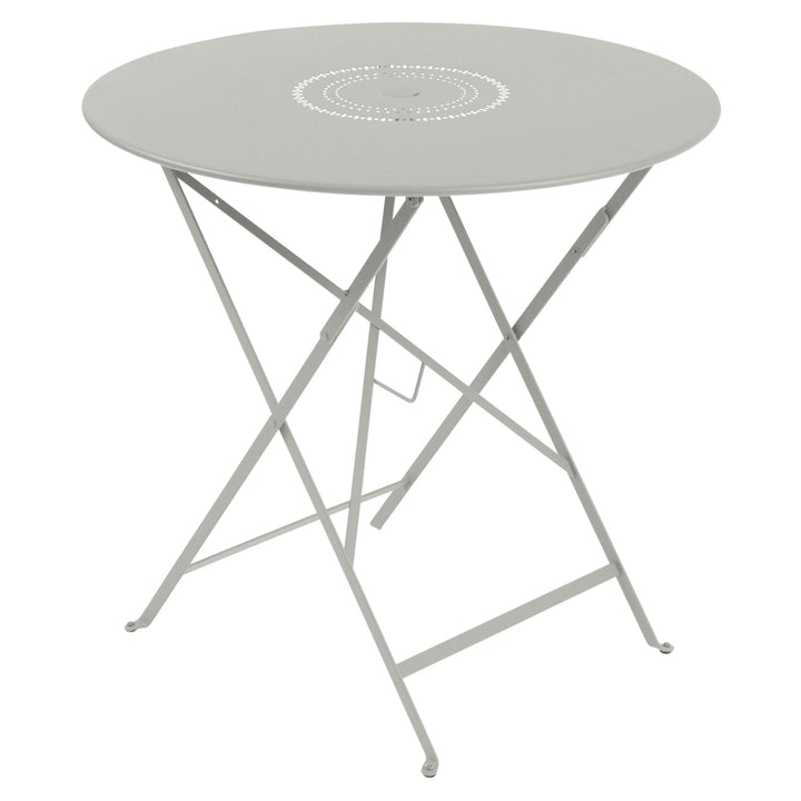 Floreal Perforated Table 30" - Fermob - Outdoor Furniture - Clay Grey - HORNE