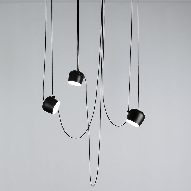 Flos AIM Multi - Pendant Canopy - Flos - Pendants - Black - HORNE