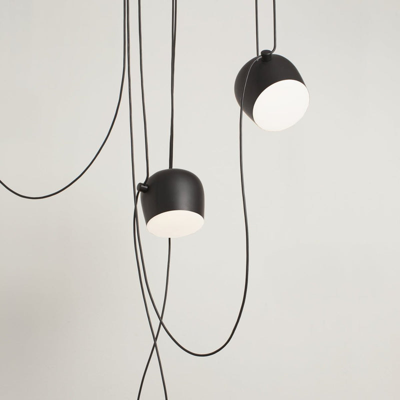 Flos AIM Multi - Pendant Canopy - Flos - Pendants - Black - HORNE
