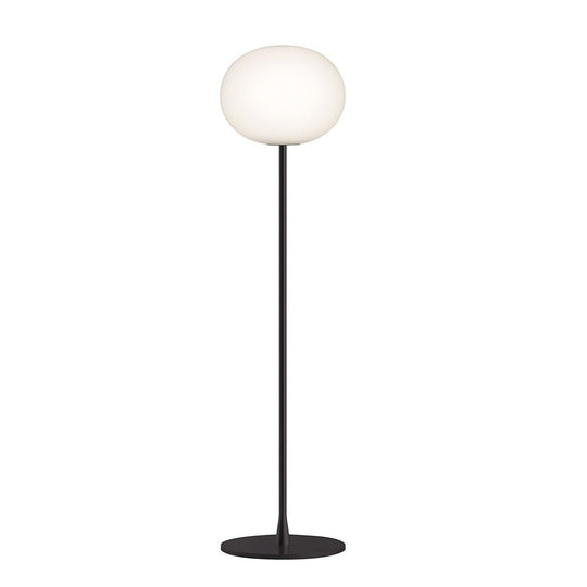 Flos Glo - Ball Dimmable Floor Lamp - Medium/F2 - Flos - Floor Lamps - Matte Black - F2: 68.89" - HORNE
