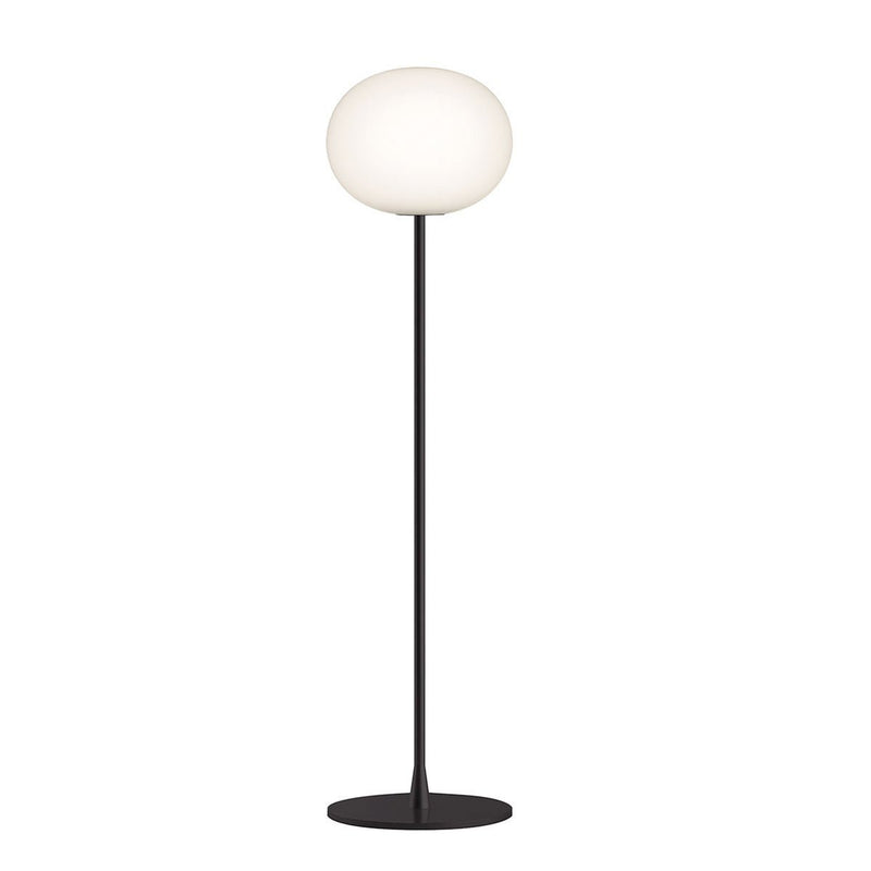 Flos Glo - Ball Dimmable Floor Lamp - Medium/F2 - Flos - Floor Lamps - Matte Black - F2: 68.89