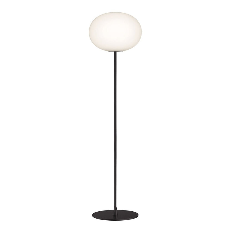 Flos Glo - Ball Dimmable Floor Lamp - Small/F1 - Flos - Floor Lamps - Matte Black - F1: 53.14