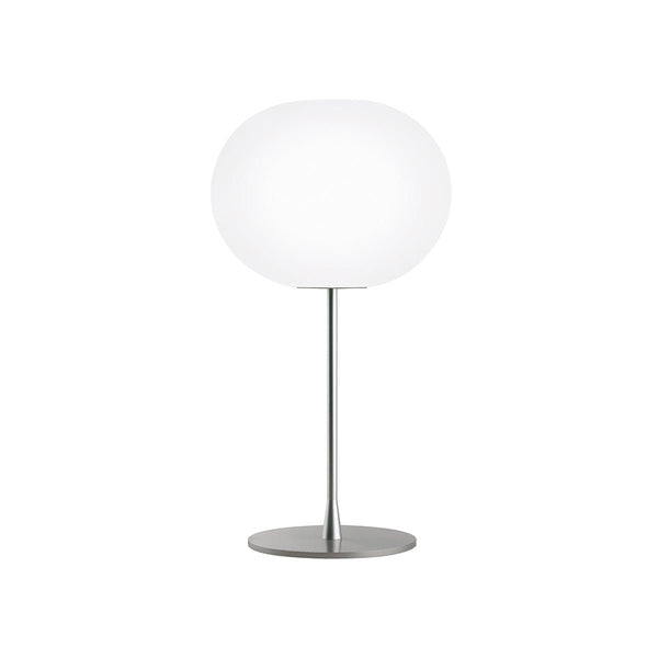 Flos Glo - Ball Modern Dimmable Table Lamp - Flos - Table + Task - Silver - T1 - 13" D - HORNE