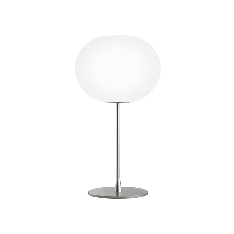 Flos Glo - Ball Modern Dimmable Table Lamp - Flos - Table + Task - Silver - T1 - 13