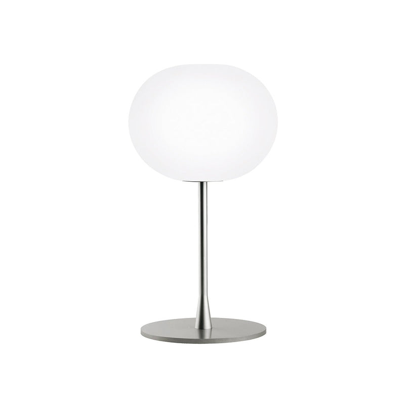 Flos Glo - Ball Modern Dimmable Table Lamp - Flos - Table + Task - Silver - T1 - 13