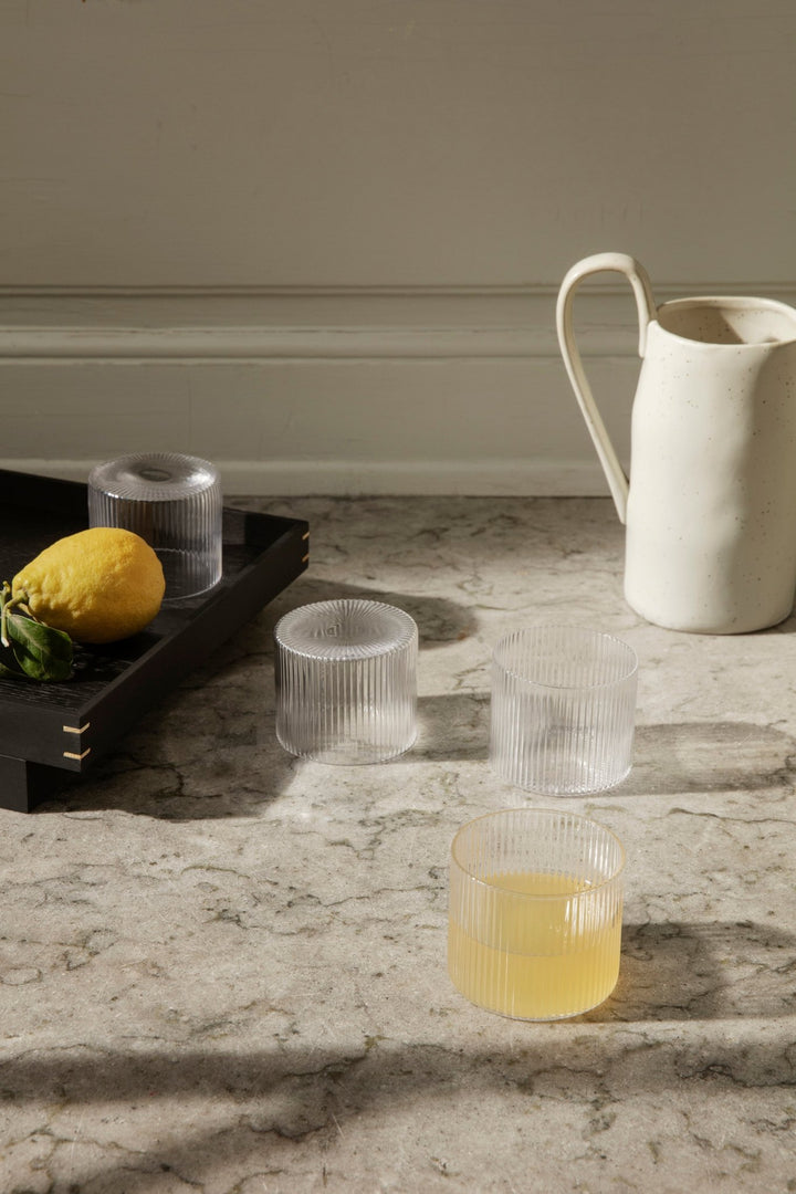 Flow Jug - Ferm Living - Coffee + Tea - Yellow Speckle - HORNE
