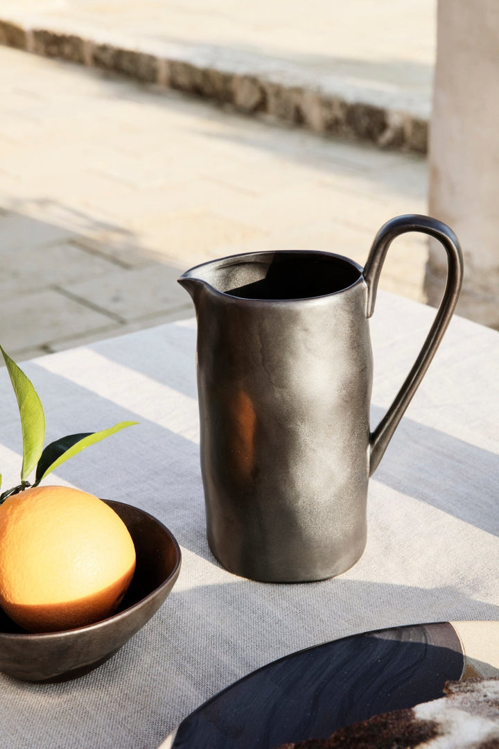 Flow Jug - Ferm Living - Coffee + Tea - Yellow Speckle - HORNE
