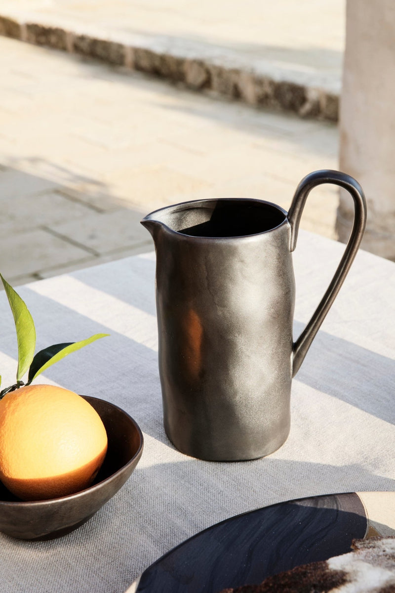 Flow Jug - Ferm Living - Coffee + Tea - Black - HORNE