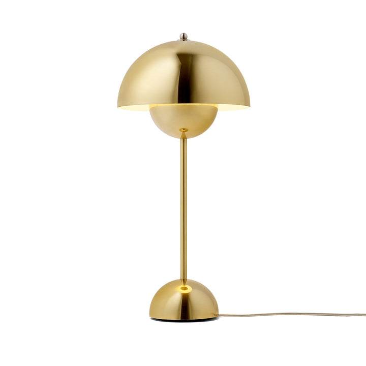 Flowerpot VP3 Table Lamp - &Tradition - Table + Task - Polished Brass - HORNE