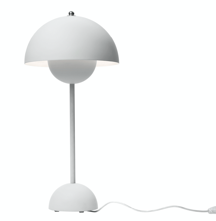 Flowerpot VP3 Table Lamp - &Tradition - Table + Task - Matte Light Grey - HORNE