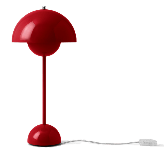 Flowerpot VP3 Table Lamp - &Tradition - Table + Task - Vermilion Red - HORNE