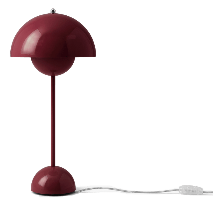 Flowerpot VP3 Table Lamp - &Tradition - Table + Task - Dark Plum - HORNE