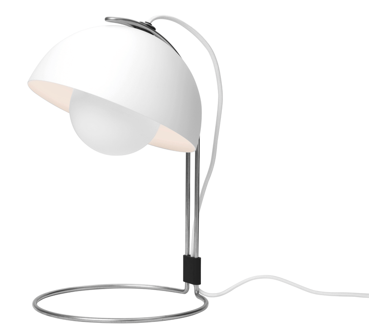 Flowerpot VP4 Table Lamp - &Tradition - Table + Task - Matte White - HORNE