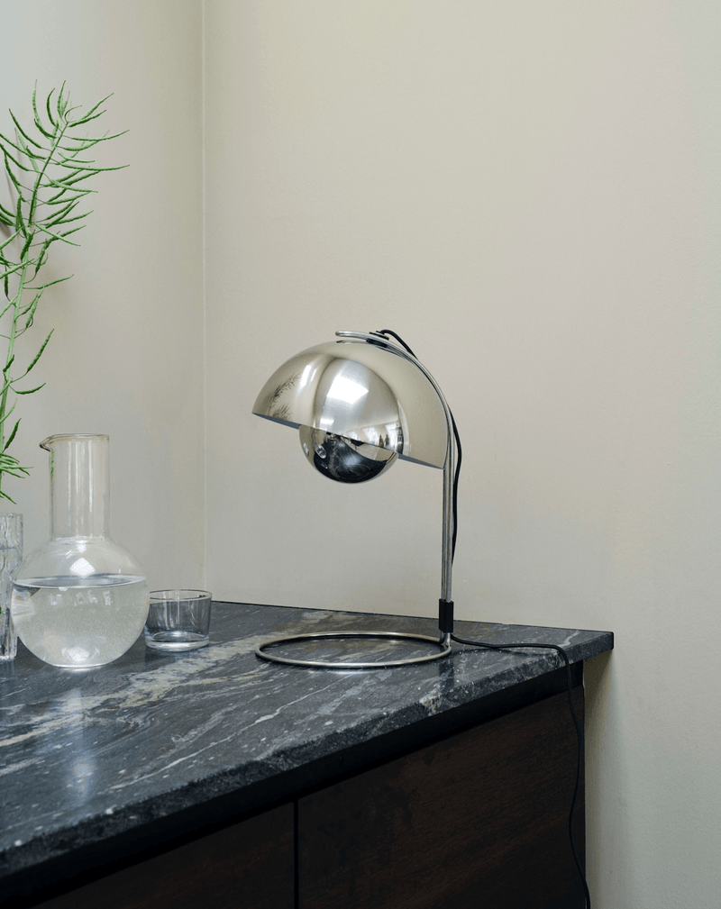 Flowerpot VP4 Table Lamp - &Tradition - Table + Task - Matte White - HORNE