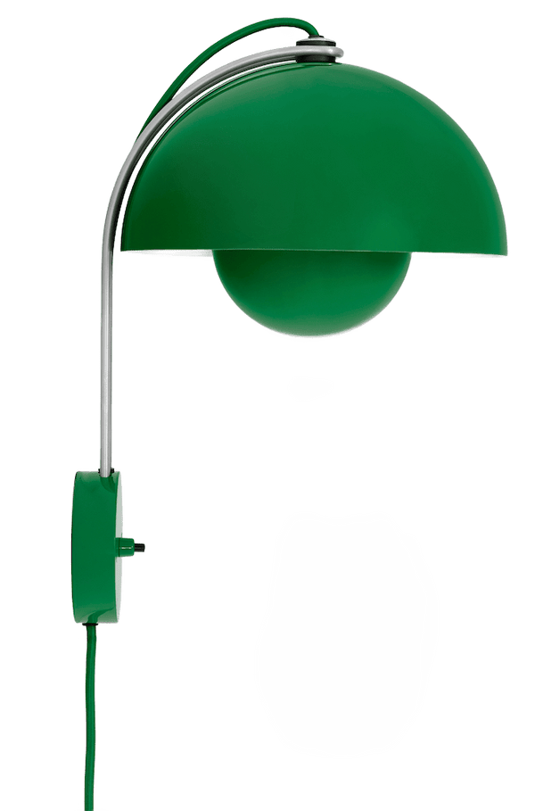 Flowerpot VP8 Wall Lamp - &Tradition - Wall Sconces - Signal Green - HORNE